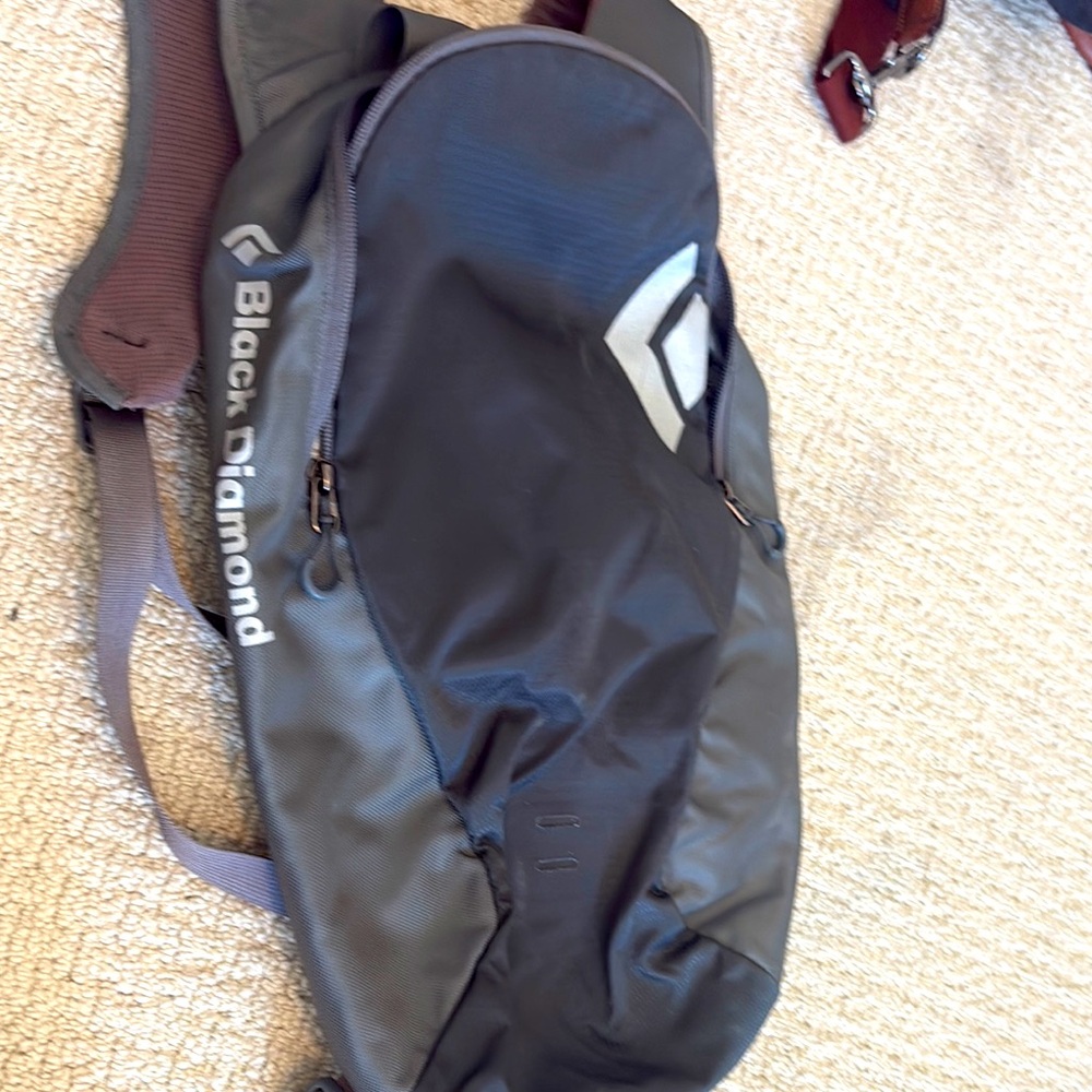 Black Diamond Black Backpack Durable Everyday Use